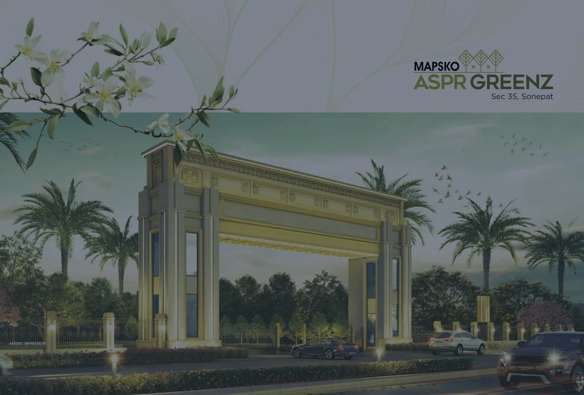 Mapsko Aspr Greenz residential plots in Sector 35 Sonipat
